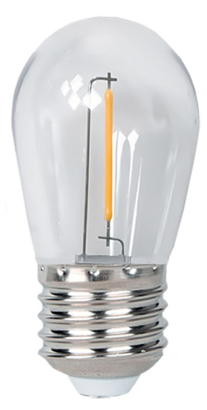 Лампа светодиодная Jazzway E27 1Вт 2700K PLED ECO S14 1w E27 2700K CLEAR