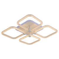 Потолочный диммируемый светильник с пультом ДУ Profit Light 8049/4 WHT 99W+8W RGB