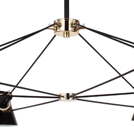 Люстра со светодиодными лампочками, комплект от Lustrof. №21895-616851 