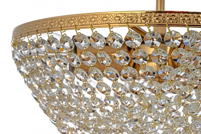 Потолочная люстра с лампочками Arti Lampadari Stella E 1.3.30.505 G+Lamps 