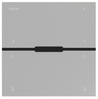 Панель универсальная клавишная накладная ST-Luce SKYLINE 220 ST015.400.97