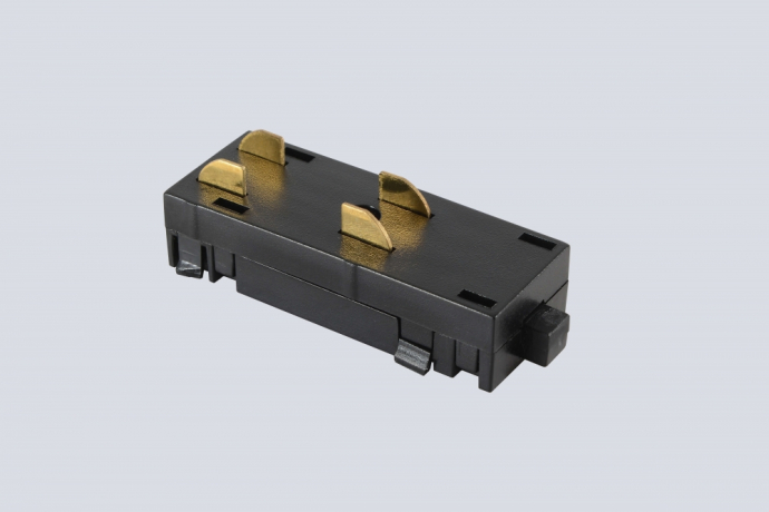 Соединитель питания прямой  для накладного шинопровода 220V Crystal Lux CLT 0.205 03 BL 