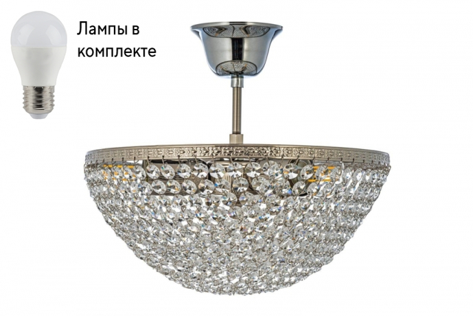 Потолочная люстра с лампочками Arti Lampadari Stella E 1.3.30.505 N+Lamps 