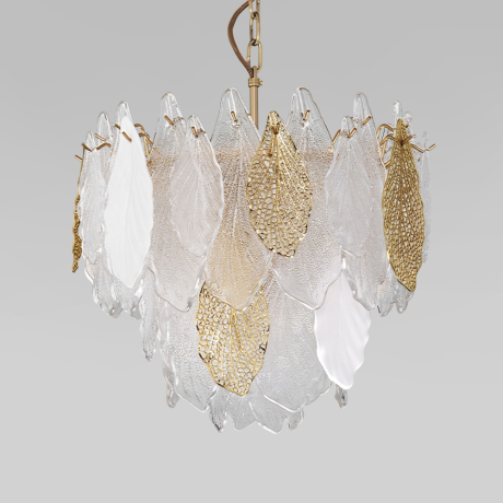 Подвесная люстра с фактурным стеклом Bogate's Leaf 369/8 (a065314) 