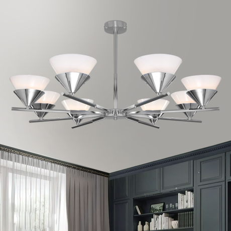 Потолочная люстра Eurosvet Rylee 70138/8 хром (a057600) 