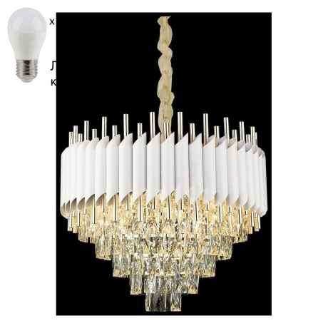 Подвесная люстра с лампочками Wertmark WE138.12.003+Lamps 