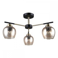 Потолочная люстра Escada 1123/3P E27*40W Antique brass/Black NATE