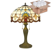 Настольная лампа с лампочками Velante 830-804-02+Lamps E27 P45