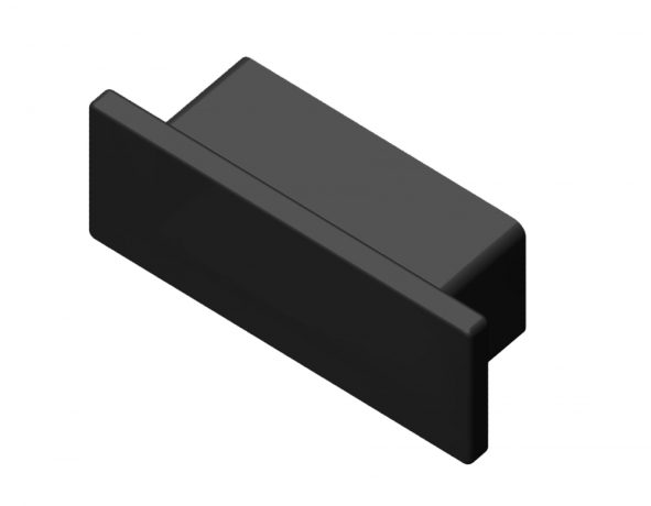 4шт. Заглушка для накладного алюминиевого профиля GP1700 Ambrella light ILLUMINATION Alum GP8320 