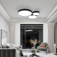 Потолочный светильник с пультом ДУ 90318/1 черный Eurosvet (a063079)