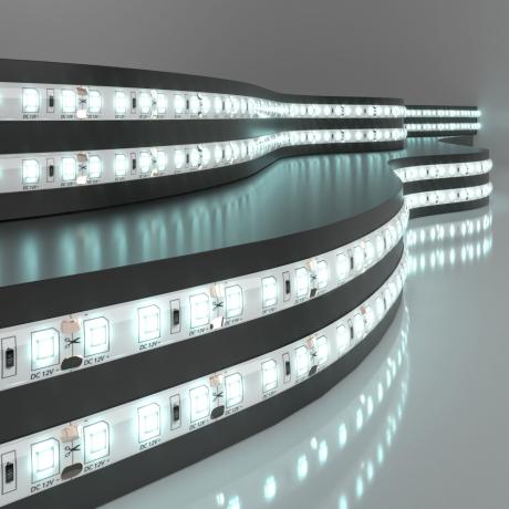 5м. Светодиодная лента холодного цвета 6500К 2835, 9,6W, 12V, 120LED/m, IP65 Elektrostandard (a052851) 