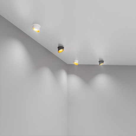 Встраиваемый светильник Elektrostandard 7005 MR16 BK/GD черный/золото (a040980) 