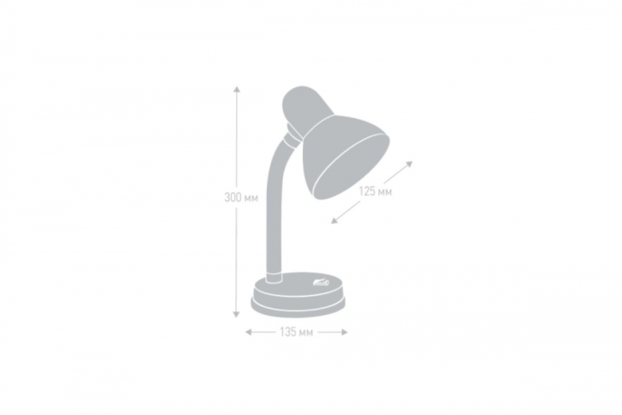 KD-301 C01 белый Настольный светильник Camelion 5753 