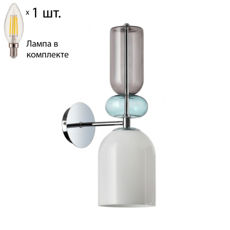 Бра с лампочкой Lumion Gillian 5235/1WA+Lamps E14 Свеча 