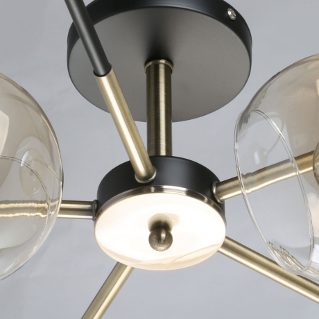 Люстра потолочная с лампочками DeMarkt 220013205+Lamps 
