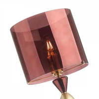 4868/1S STANDING ODL_EX22 21 бордовый/стекло Абажур для высокой лампы TOWER