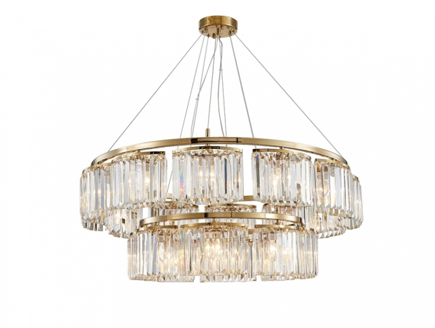 Люстра подвесная Newport 4358+12/S gold (М0062829) 