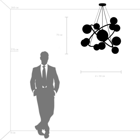 Подвесная люстра Lightstar Croco 815410 