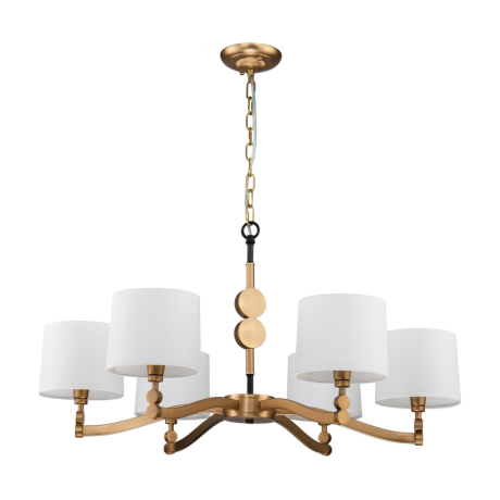 Подвесная люстра с лампочками Favourite Roshe 2624-6P+Lamps E14 Свеча 