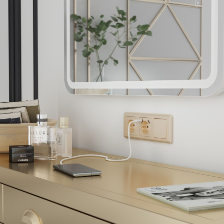 Встраиваемые розетки 220V