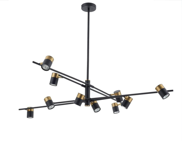 Люстра на штанге Freya Enzo FR5201PL-10B 