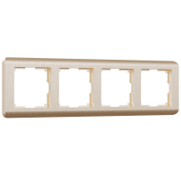 Рамка на 4 поста (шампань) Werkel W0042111