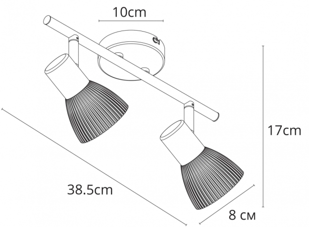 Спот Arte Lamp Parry A5062AP-2AB 