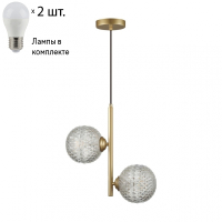 Подвесной светильник с лампочкой  Lumion Geneva 5292/2+Lamps E27 P45