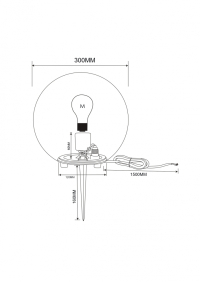 Ландшафтный светильник Erda Maytoni O594FL-01W