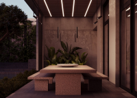 Уличный трековый светильник Outdoor O-TR01-1-P-8WB3K Focus