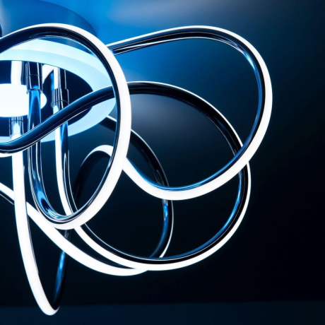 Потолочная светодиодная люстра с голосовым управлением Citilux Джемини Смарт CL229A151E 