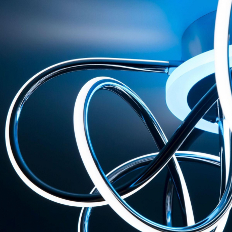 Потолочная светодиодная люстра с голосовым управлением Citilux Джемини Смарт CL229A151E 