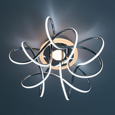 Потолочная светодиодная люстра с голосовым управлением Citilux Джемини Смарт CL229A151E 