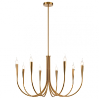 Cветильник подвесной, E14, 8x40W Velante Классический стиль 368-503-08