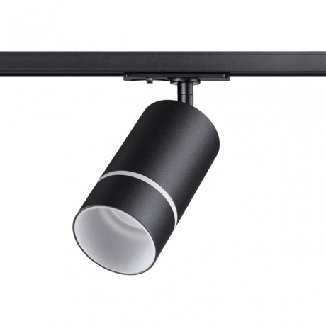 Однофазный светильник для шинопровода с лампочкой Novotech 370777+Lamps 