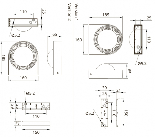 Архитектурные уличные светильники