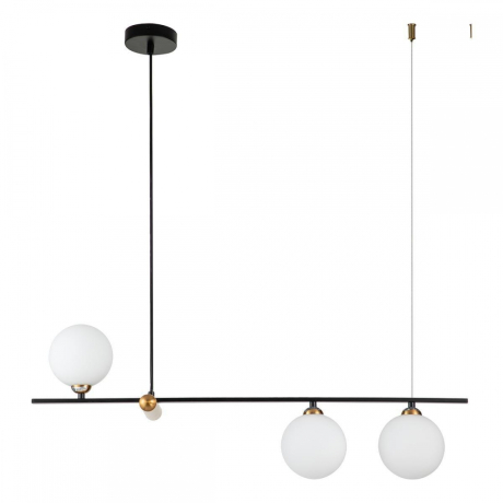 Подвесной светильник Indigo Opaco 11015/3P Black 