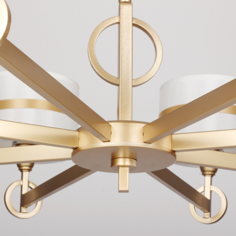 Подвесная люстра с лампочками Favourite Mateo 2634-6P+Lamps E14 Свеча 