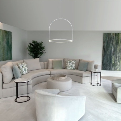 Подвесной светильник Eurosvet Over 90323/1 белый 