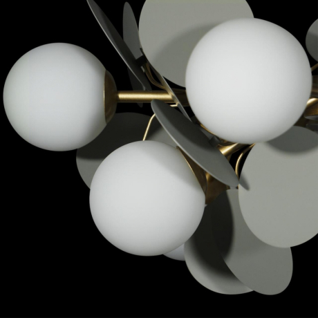 Люстра на штанге Loft it Matisse 10008/10 Grey 