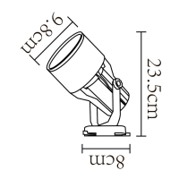Однофазный светильник с лампочкой Arte lamp A6252PL-1BK+Lamps