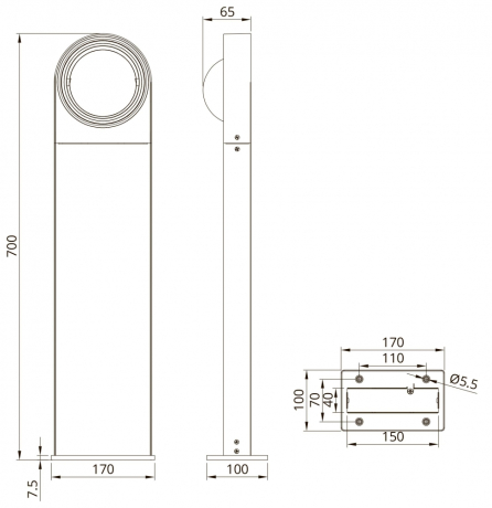 Ландшафтные светильники