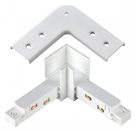 Соединитель угловой L-образный для треков встраиваемых Novotech Flum 135104 