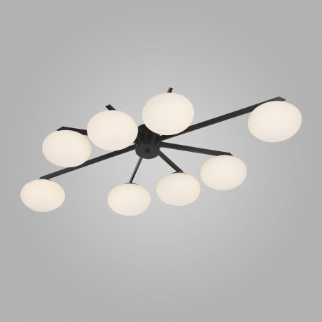 Потолочная люстра Eurosvet Opaline 70220/8 черный 