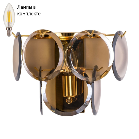 Бра с лампочкой DIVINARE 7566/01 AP-1+Lamps 