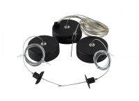 Комплект подвесной для круглого магнитного шинопровода Magnetic track Donolux Suspension kit DLM900RBlack