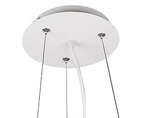 Подвес регулируемый с тремя струнами для светильников серии Медина диаметра 30 и 40 см белый Kink Light 054B,01 