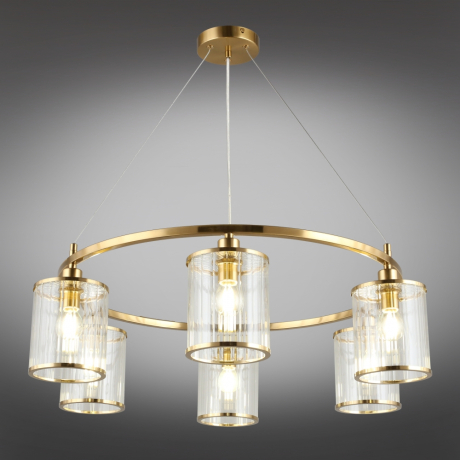 Люстра подвесная с лампочками Omnilux OML-59803-06+Lamps 