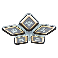 Светодиодная диммируемая люстра с ПДУ Profit Light 8054/5 WHT+BLK 270W