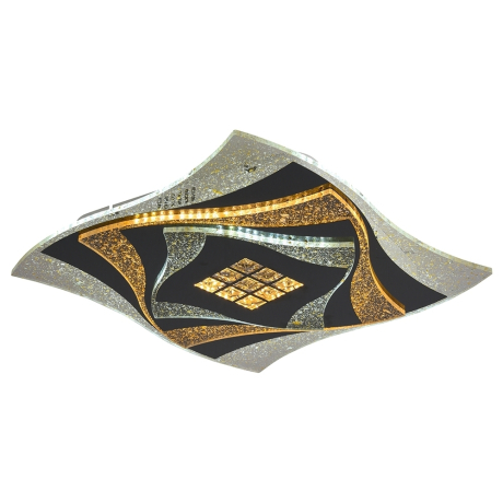 Витринный образец!  <333954> Светодиодная диммируемая люстра с ПДУ Profit Light 8306 PBK 130W 